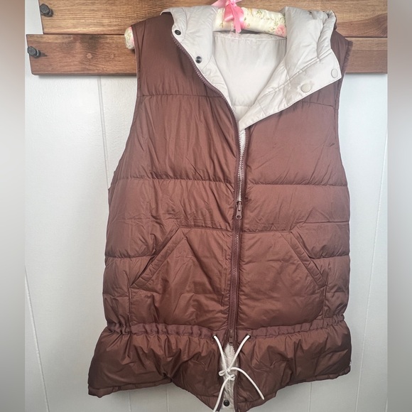 Prana Reversible Down/Feather Puffer Hooded Women Size XL - Picture 8 of 12